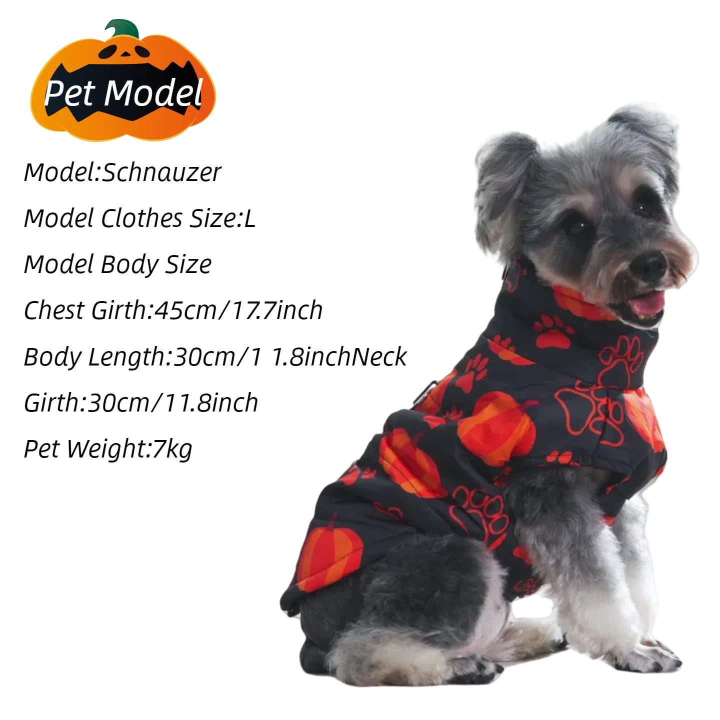 Pumpkin Pet Warmth Jacket