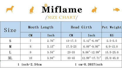 Miflame Anti-Bark Dog Muzzle